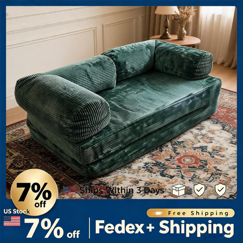 Modular folding futon loveseat - modular,